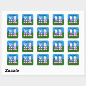 Birthday Paasbunny #6 Stickers (Vel)