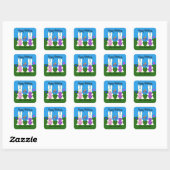 Birthday paasbunny #7 Stickers (Vel)