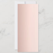 Birthday pampas gras roos dank u kaart (Achterkant)