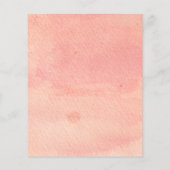 Birthday pampas roos gold floral budget uitnodigin flyer (Achterkant)