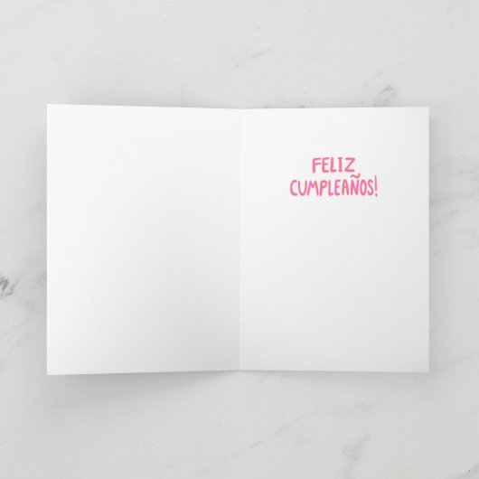 Birthday Pan Dulce Concha Kaart (Binnen)