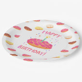 Birthday Pan Dulce Concha Papieren Bordje (Gekanteld)