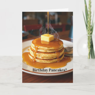 Birthday Pancakes? Birthday Card Kaart