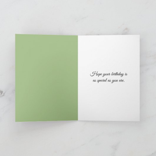 Birthday Panda Beer in Tree Kaart (Binnen)