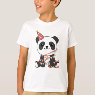 Birthday Panda voor kinderen een dag T-shirt