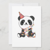 Birthday Panda voor kinderen Een feestdag Kaart (Voorkant)