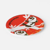 Birthday Pandas Papieren Bordje (Gekanteld)