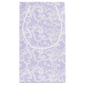 Birthday Pansy Basket on Lace Klein Cadeauzakje (Achterkant)