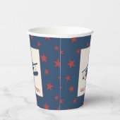 Birthday Paper Airplane Cup Papieren Bekers (Rechts)