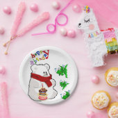 Birthday Paper Borden, Polar Beer Papieren Bordje (Feest)