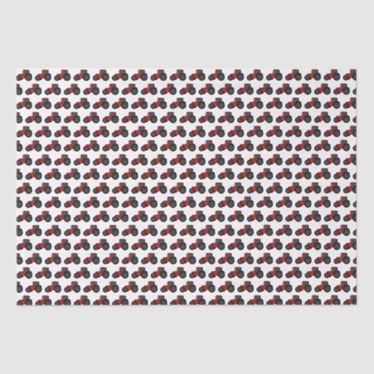 Birthday-papier voor rode trekkers tissuepapier (Voorkant)