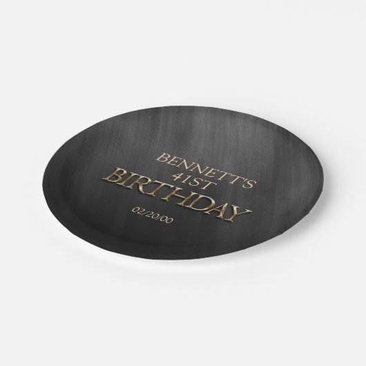 Birthday Papieren Bordje (Gekanteld)