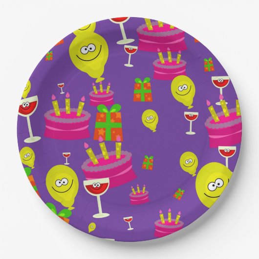 Birthday Papieren Bordje (Voorkant)