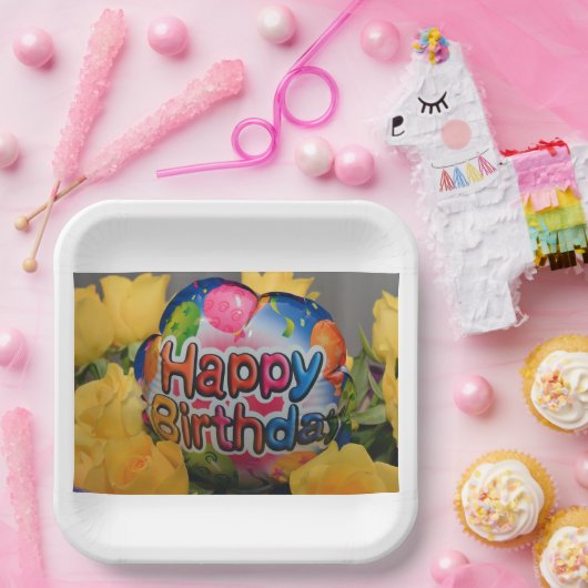 Birthday Papieren Bordje (Feest)