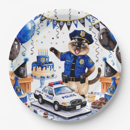 Birthday Papieren Bordje (Voorkant)