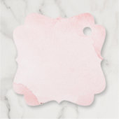 Birthday Par-Tea Floral Teapot Bedankjes Labels (Achterkant)