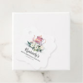 Birthday Par-Tea Floral Teapot Bedankjes Labels (In situ)