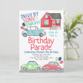 Birthday Parade Kaart (Staand voorkant)