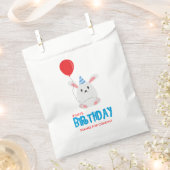 Birthday Partij bij het Kind van de schattige muis Bedankzakje (Geknipt)