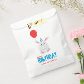 Birthday Partij bij het Kind van de schattige muis Bedankzakje (Gezegeld)