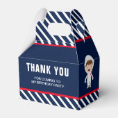 Birthday Partij buitenruimteraketten Bedankdoosjes (Achterkant)