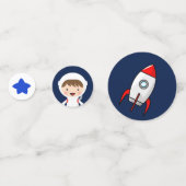 Birthday Partij buitenruimteraketten Confetti (Voorkanten)