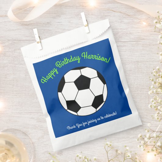 Birthday-partij in de sport bedankzakje (Geknipt)