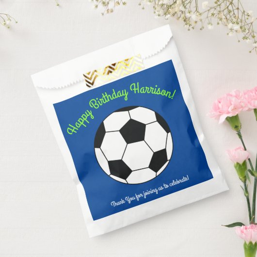 Birthday-partij in de sport bedankzakje (Gezegeld)