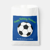 Birthday-partij in de sport bedankzakje (Voorkant)