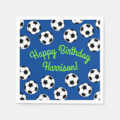 Birthday-partij in de sport servet (Voorkant)