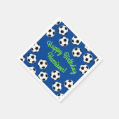 Birthday-partij in de sport servet (Hoek)