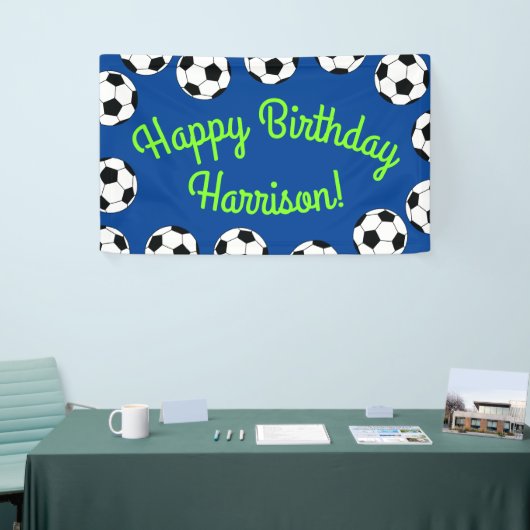 Birthday-partij in de sport spandoek (Beurs)