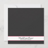 Birthday Partij voor de Roze/Blauwe Dans Revolutie Kaart (Achterkant)