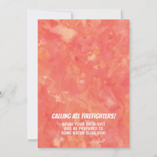 Birthday Partij voor de waterverf Kaart (Achterkant)