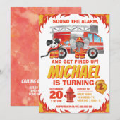 Birthday Partij voor de waterverf Kaart (Voorkant / Achterkant)