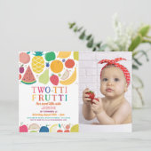 Birthday Party 2 Tutti Foto Kaart (Staand voorkant)