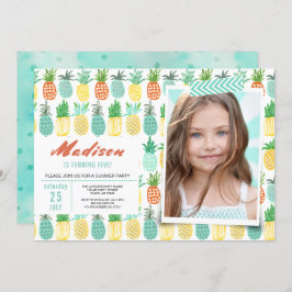 Birthday Party | Ananasappelfruit | Uitnodigingen