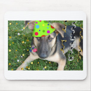 Birthday Party Animal German Shepherd Muismat