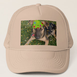 Birthday Party Animal German Shepherd Trucker Pet