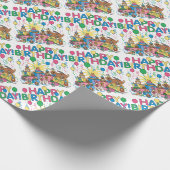 Birthday Party Animals Cadeaupapier (Hoek)