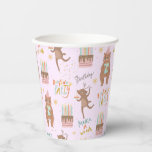 Birthday Party Animals Colorful Kids Papieren Bekers<br><div class="desc">Steek de dorst van je vrienden en familie af met dit schattige en speelse kinder patroon,  perfect voor je kleine feestdier!</div>