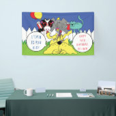 Birthday Party Animals personaliseren Spandoek (Beurs)