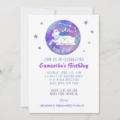 Birthday Party Aries Ram Constellation Stars Kaart (Voorkant)