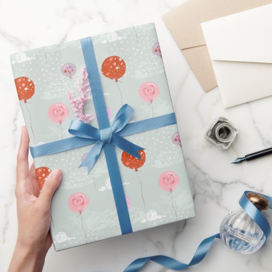 Birthday Party-ballonnen Cadeaupapier (Geschenken)