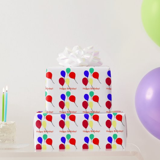 Birthday Party-ballonnen Cadeaupapier (Feestgeschenken)
