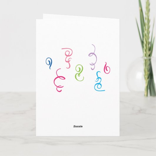 Birthday Party ballons Wheaten Terrier Card Kaart (Achterkant)