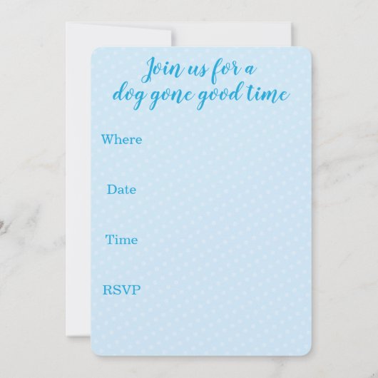 Birthday Party Balloons Borzoi Uitnodiging (Achterkant)