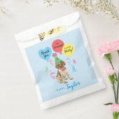 Birthday Party Balloons German Shorthaired Pointer Bedankzakje (Gezegeld)