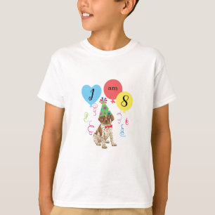 Birthday Party Balloons German Shorthaired Pointer T-shirt