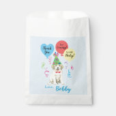 Birthday Party Balloons Great Pyrenees Favor Bag Bedankzakje (Voorkant)